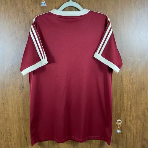 1986 Mexico Claret color Retro Soccer Jersey