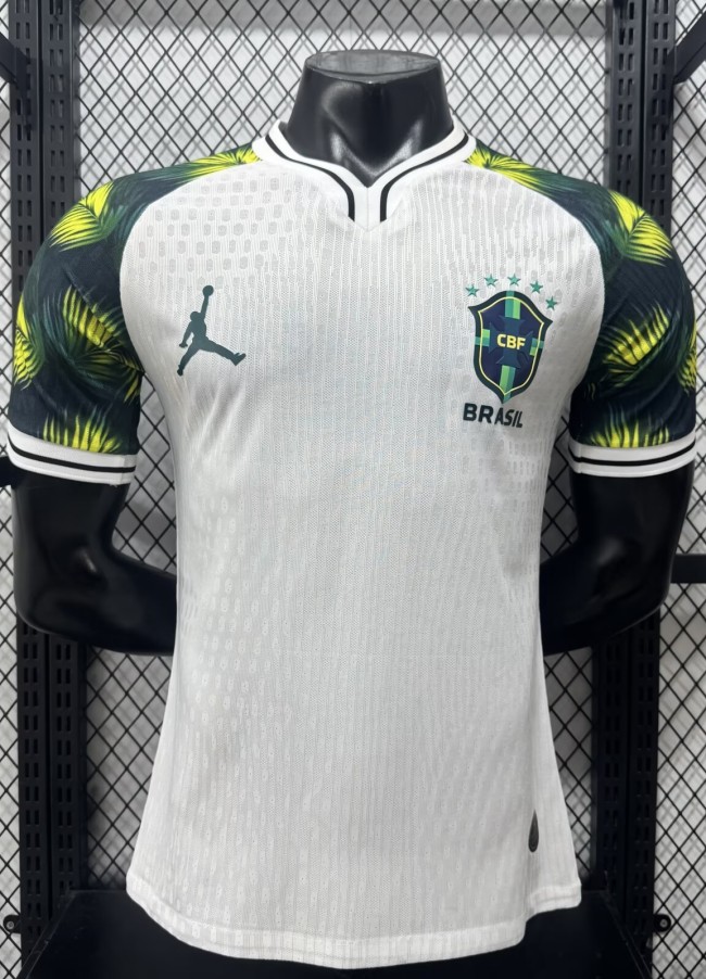 26-27 Brazil White Special Edition Player Version Soccer Jersey