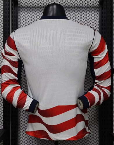 2026 World Cup USA Home Long Sleeve Player Version Soccer Jersey*长袖球员