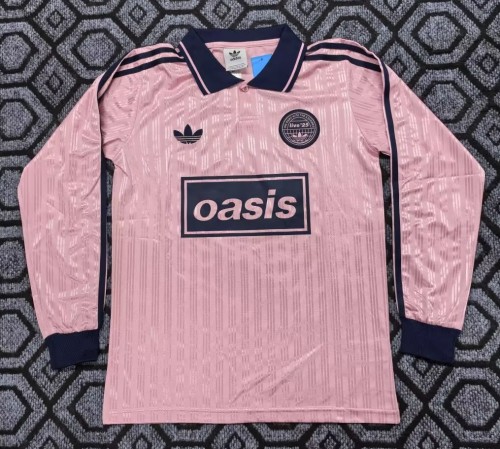2026 AD Oasis Pink Casual Edition Long sleeve Training shirts
