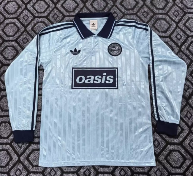 2026 AD Oasis Blue Casual Edition Long sleeve Training shirts