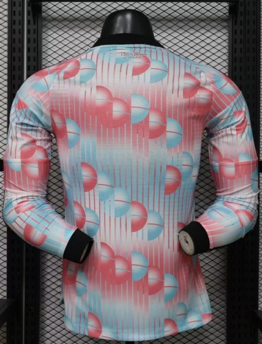 2026 Belgium Away Long Sleeve Player Version Soccer Jersey (长袖球员)