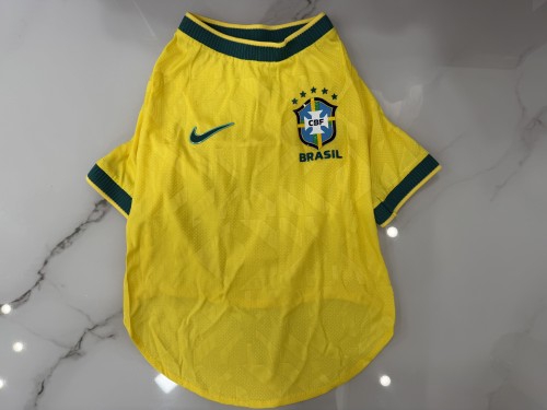 2026 Brazil Home Pet Soccer Jersey (短袖)