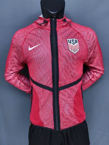 2026 USA Red Pre-Competition Training Windbreaker