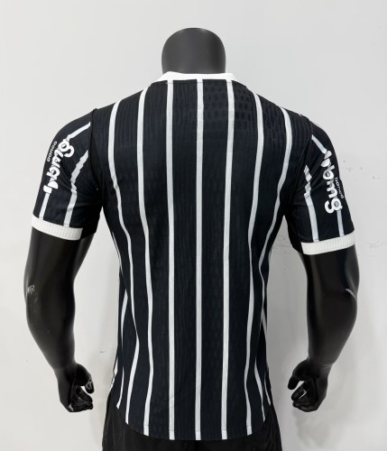 26-27 Corinthians Away Print All Sponsor Player Version Soccer Jersey*全广告