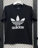 2026 AD Black High Quality Pure Cotton Casual T-Shirt