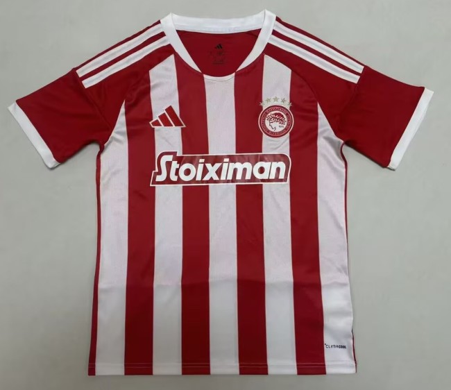 26-27 Olympiacos Home Fans Soccer Jersey