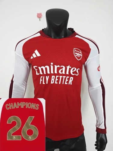 26-27 ARS Home CHAMPIONS # 26 Long Sleeve Player Version Soccer Jersey (长袖球员)