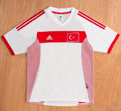 2002 Turkey Away Retro Soccer Jersey