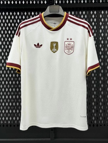 2026 World Cup Spain Away Fans Soccer Jersey (With 2 Star)*两颗星