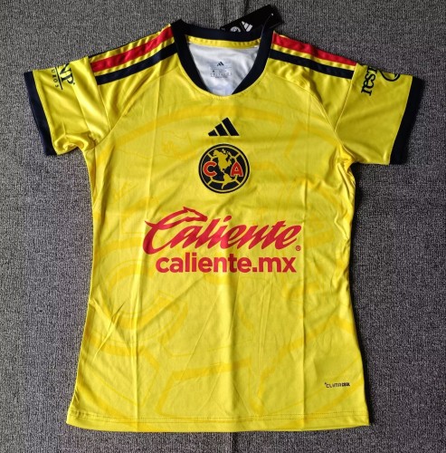 26-27 Club America Home Women Fans Soccer Jersey (女)