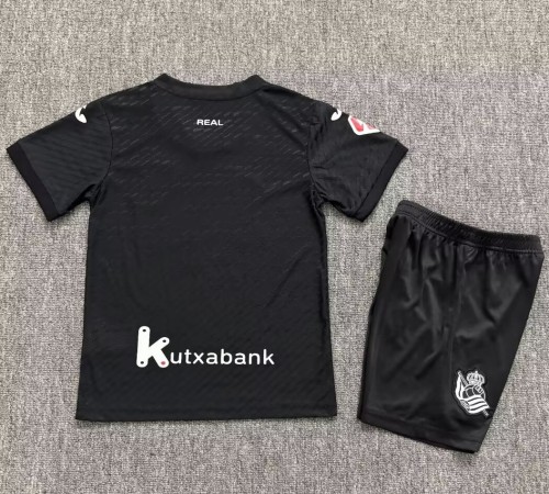 26-27 Real Sociedad Away Kids Soccer Jersey