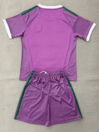 26-27 Man Utd Pink Goalkeeper Kids Soccer Jersey