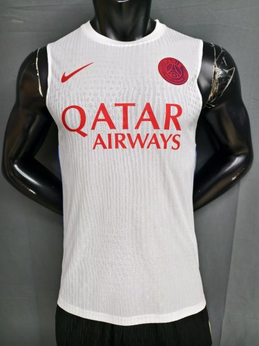 26-27 PSG White Player Version Vest
