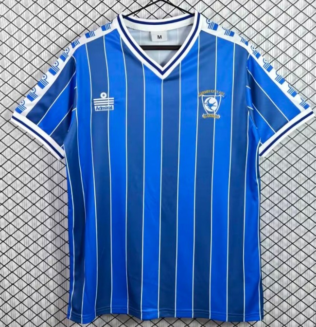1985-1987 Cardiff City Home Retro Soccer Jersey