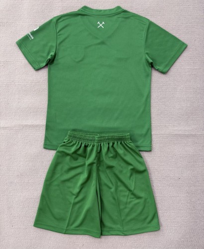 26-27 West Ham Green GoalKeeper Kids Soccer Jersey