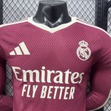 26-27 RMA Third Long Sleeve Player Version Soccer Jersey (长袖球员)
