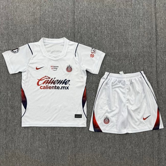 26-27 Chivas Away Kids Soccer Jersey