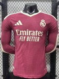26-27 RMA Third Long Sleeve Player Version Soccer Jersey (长袖球员)