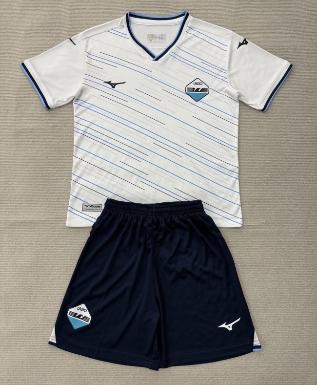 26-27 Lazio Away Kids Soccer Jersey