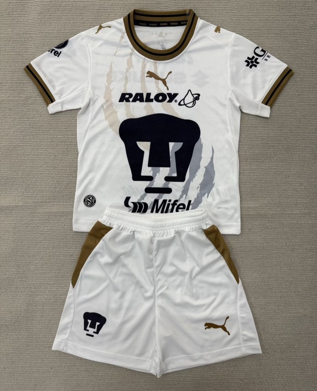 26-27 Pumas UNAM Home Kids Soccer Jersey