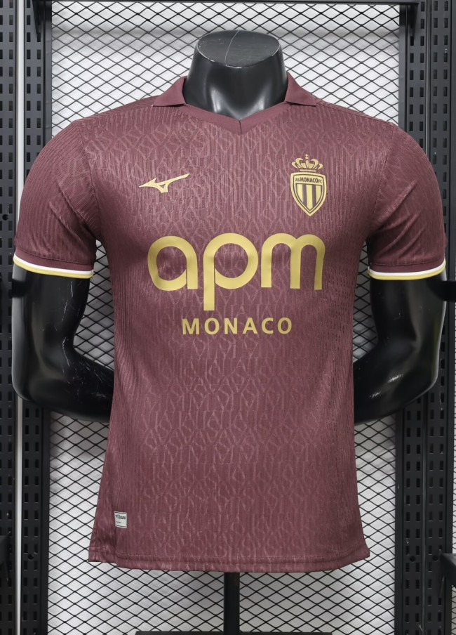 26-27 Monaco Away Player Version Soccer Jersey