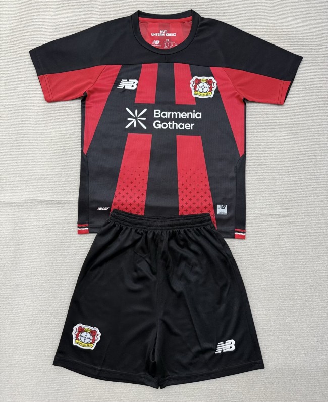 26-27 LeverKusen Home Kids Soccer Jersey