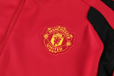 26-27 Man Utd High Quality Kids Half Pull Tracksuit