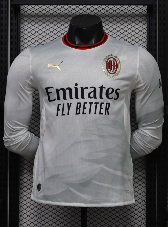 26-27 ACM Away Long Sleeve Player Version Soccer Jersey*长袖球员