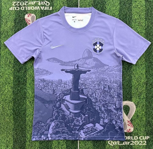 26-27 Brazil Purple Special Edition Fans Soccer Jersey