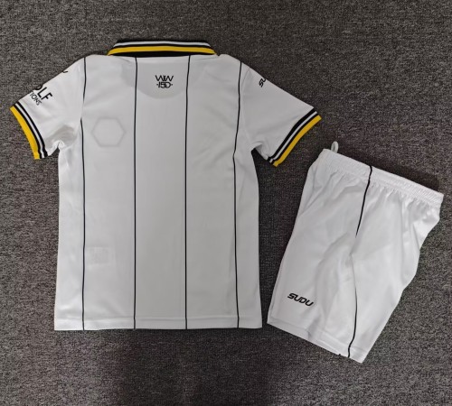 26-27 Wolves Away Kids Soccer Jersey