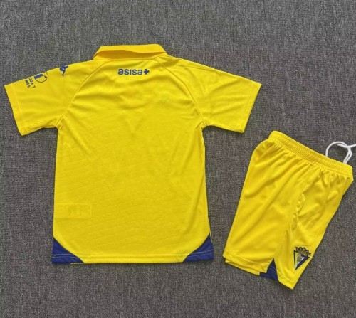 26-27 Cadiz Home Kids Soccer Jersey