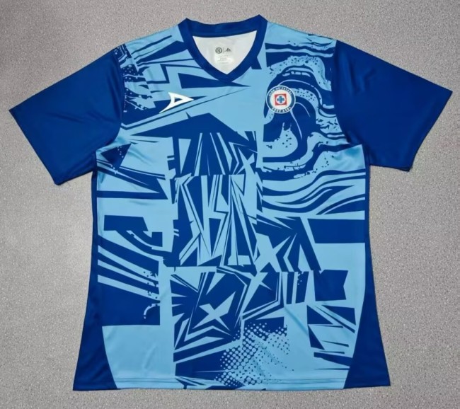 26-27 Cruz Azul Blue Training shirts