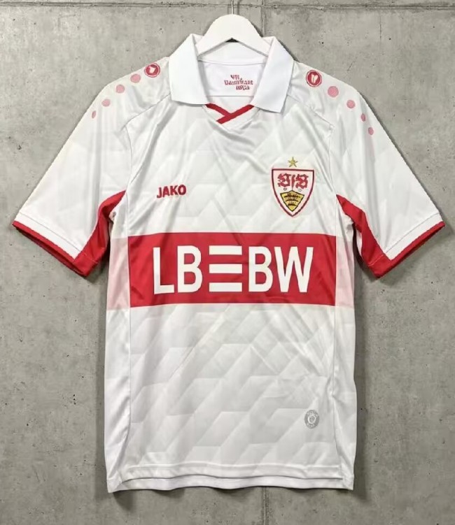 26-27 VfB Stuttgart Away UCL Version Fans Soccer Jersey