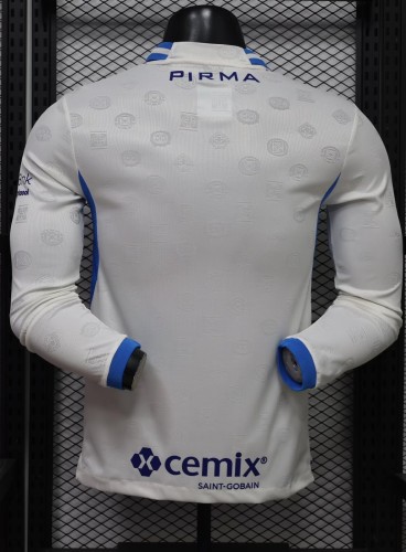 26-27 Cruz Azul Away Long Sleeve Player Version Soccer Jersey*长袖球员