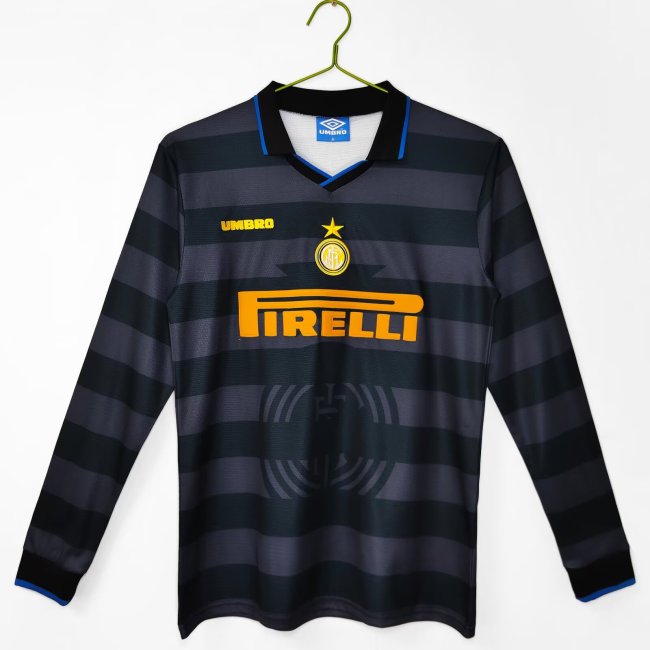 1997-1998 INT Long Sleeve Retro Soccer Jersey