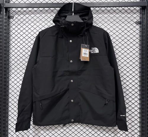 2026 TNF Black New Pattern Embroidered Windbreaker
