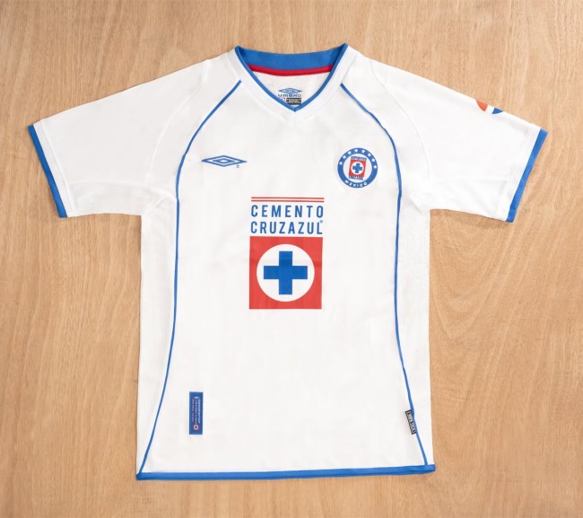 2002-2003 Cruz Azul Away Retro Soccer Jersey