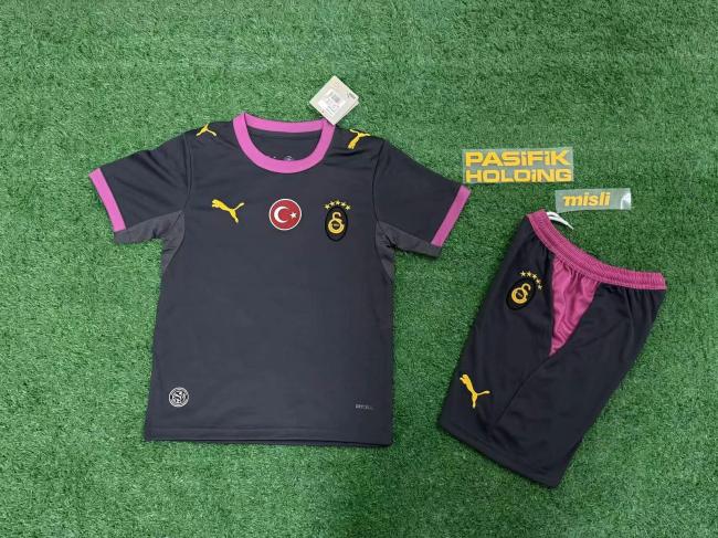 26-27 Galatasaray Third Kids Soccer Jersey
