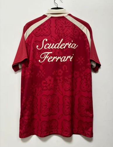2026 F1 Ferrari New Pattern Short Sleeve Racing Suit