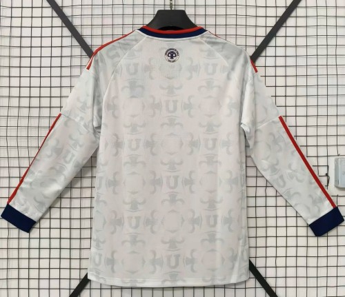 27-28 Universidad De Chile Away Long Sleeve Fans Soccer Jersey(长袖)