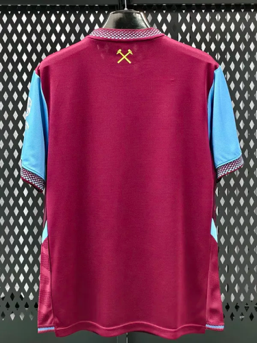 26-27 West Ham Home Fans Soccer Jersey