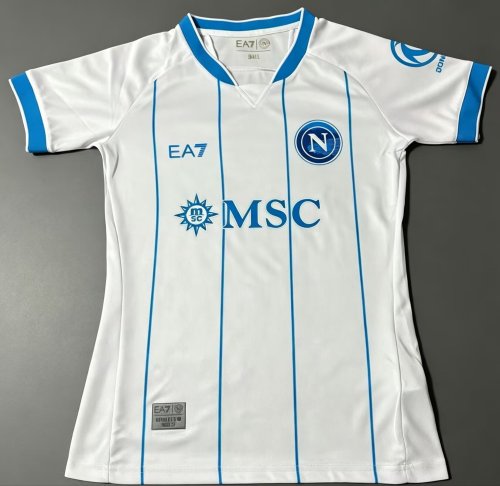 26-27 Napoli Away Women Fans Soccer Jersey (女)