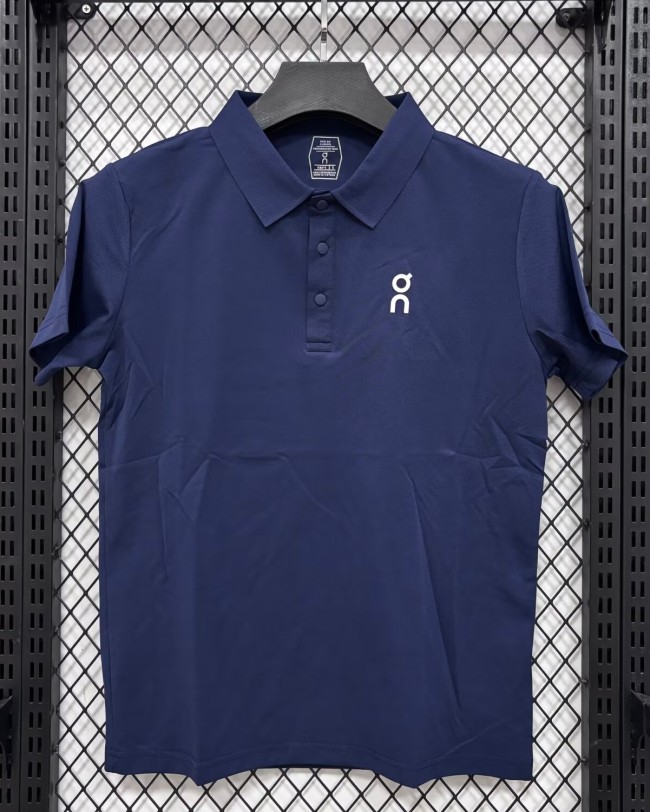 2026 ON Deep Blue High Quality Polo Short Sleeve