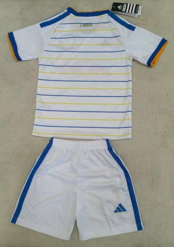 26-27 Leeds United Home Kids Soccer Jersey
