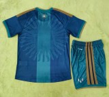 26-27 Argentina Green Messi Farewell Match Kids Player Version Soccer Jersey (球员童装)