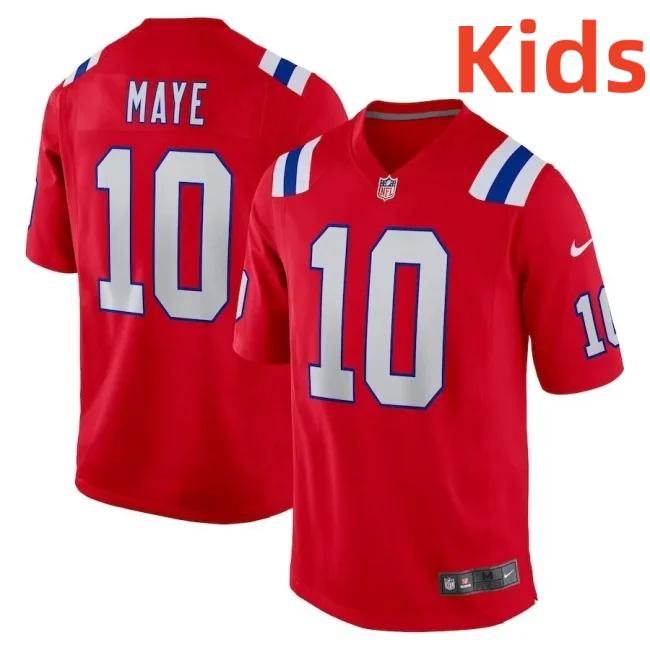 2025 NFL New England Patriots New Pattern Kids Jersey