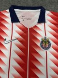 26-27 Chivas Guadalajara Red Retro Version Fans Soccer Jersey
