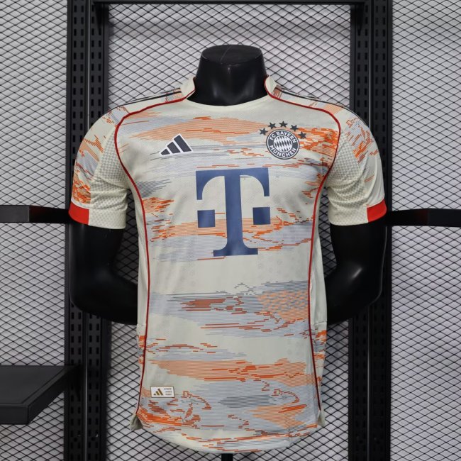 25-26 Bayern Away Player Version Soccer Jersey