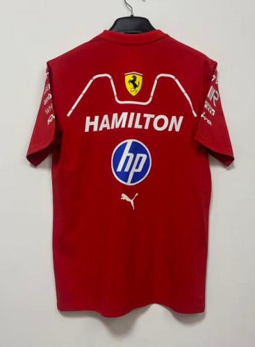 2026 F1 Ferrari New Pattern Short Sleeve Racing Suit